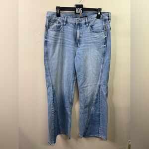 American Eagle Outfitters Light Wash Blue Flare Jeans